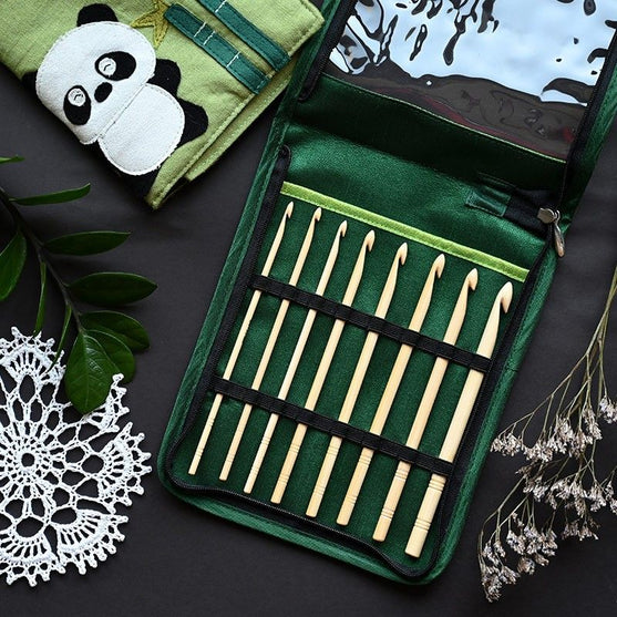 Bamboo set med virknålar - KnitPro
2