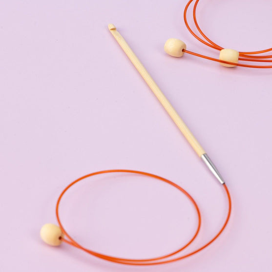 Tunisisk virknål i bambu med kabel - 50 cm - Hobbii
5