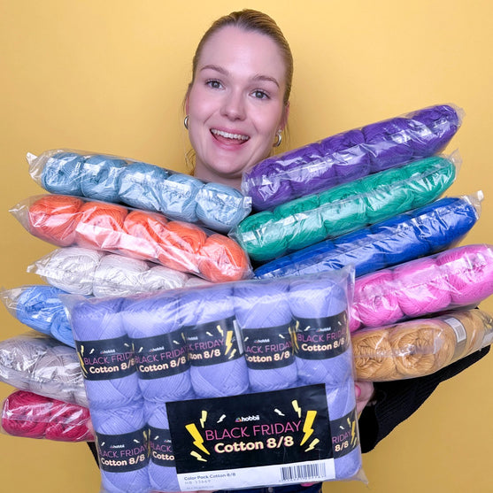 Black Friday Cotton 8/8 Color Pack (Limited Edition) - Hobbii
4