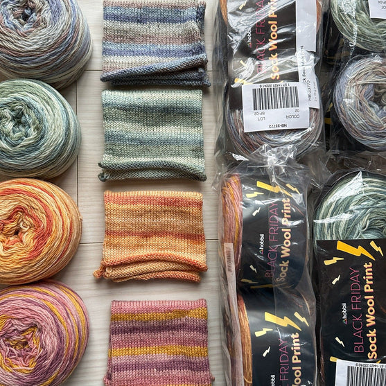 Black Friday Sock Wool Print Color Pack (Begränsad utgåva) - Hobbii
3