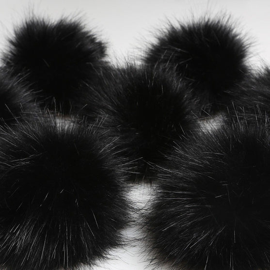 Pom pom - Svart - Go Handmade
2