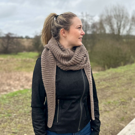 Simple Big Scarf - Halsduk
3