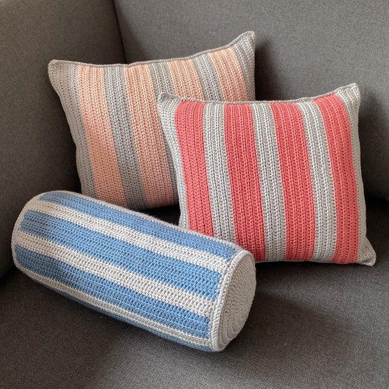 Cotton Stripes Kudde – Kvadratisk
3