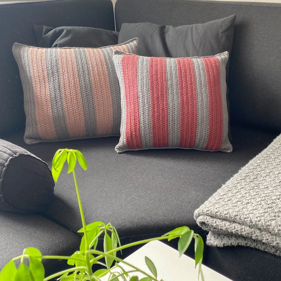 Cotton Stripes Kudde – Kvadratisk
4