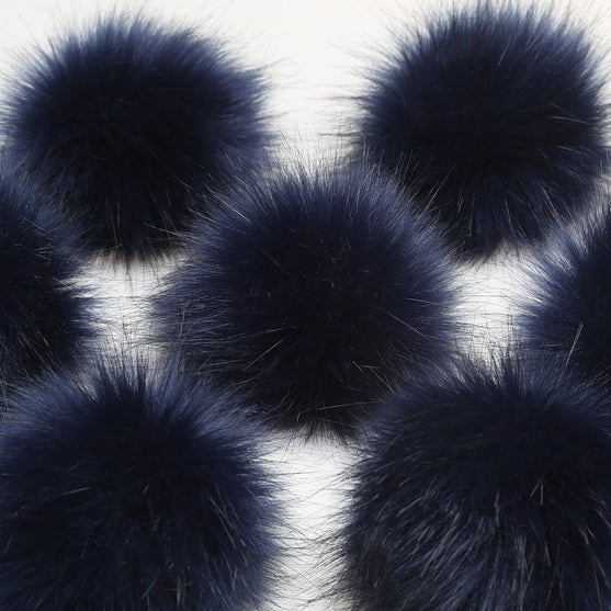 Pom pom - Mörkblå - Go Handmade
2