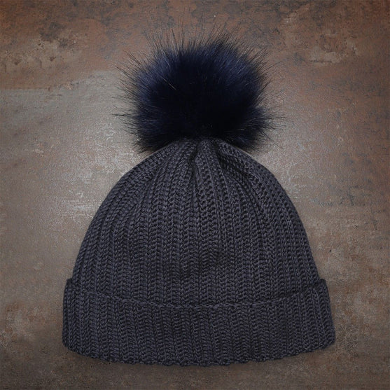 Pom pom - Mörkblå - Go Handmade
3