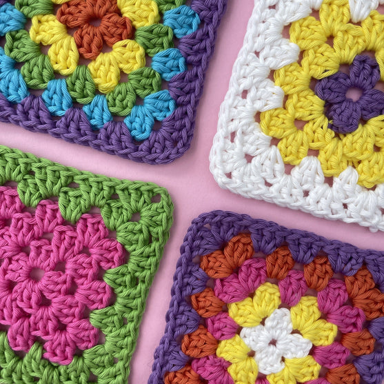 Hobbii Granny Square - Basic (Mormorsrutor)
2