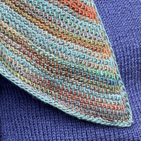 Jasmin - Tunisian Crochet Shawl
9