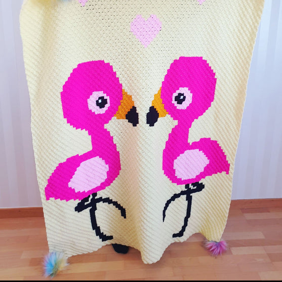 Flamingo Love - Filt
5