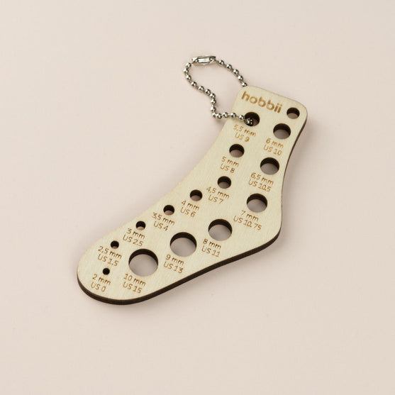 Nyckelring med stickmått - Socka - Hobbii
2