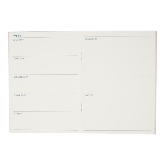 Weekly Planner Book - Flower - Hobbii
3
