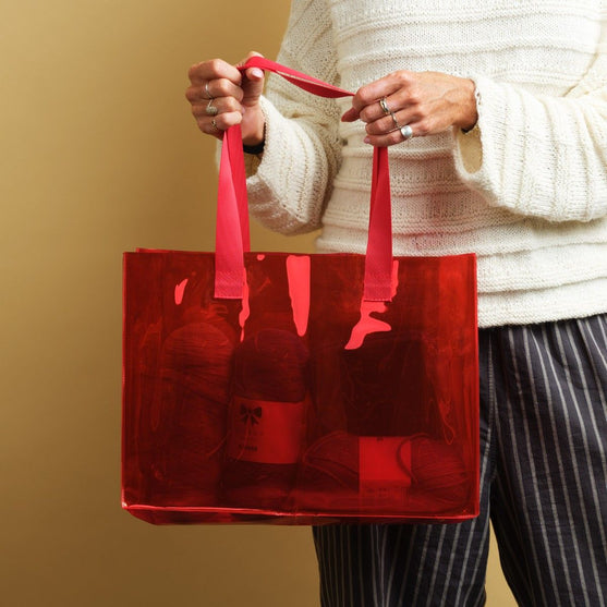 Clear Totebag - Red - Hobbii
2