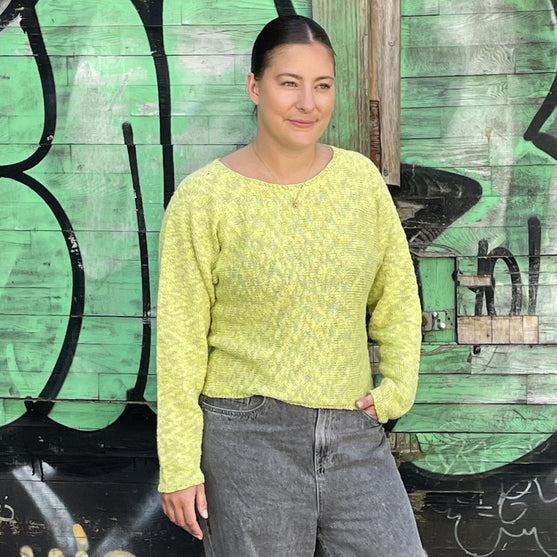 Batyah - Jumper med fladdermusärm
2