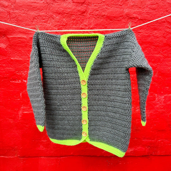 Contrast Cardi - Barnkofta
4