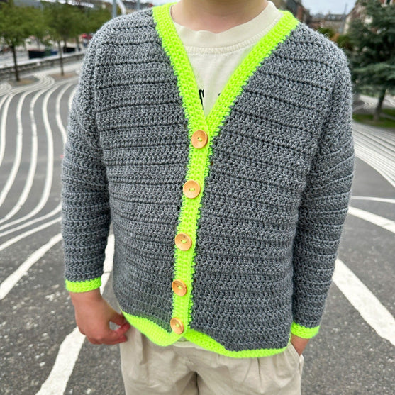 Contrast Cardi - Barnkofta
3