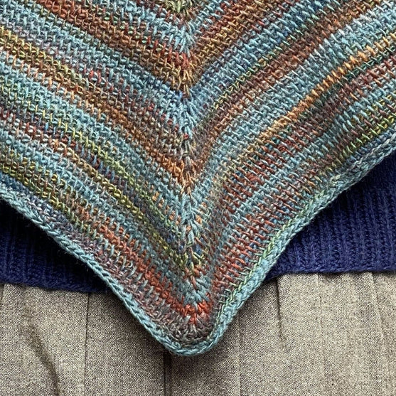 Jasmin - Tunisian Crochet Shawl
8