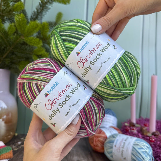 Jolly Sock Wool (Begränsad utgåva) - Hobbii
4