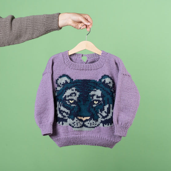 Mint Tiger - Children’s Sweater
4