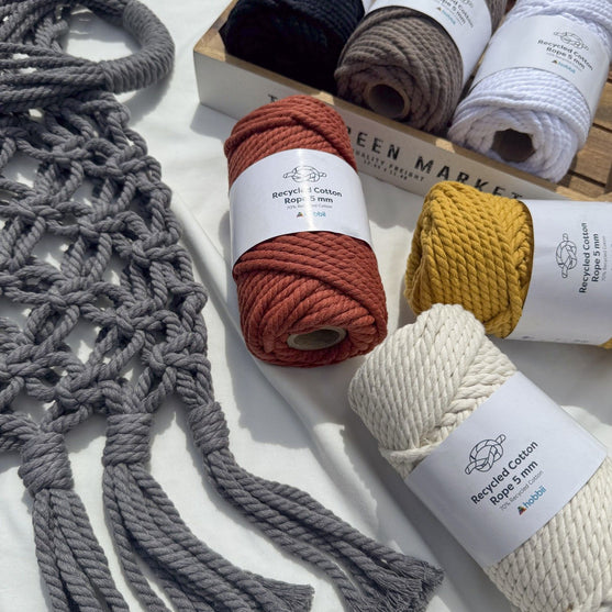 Recycled Cotton Rope (5 mm - 0.19 in) - Hobbii
3