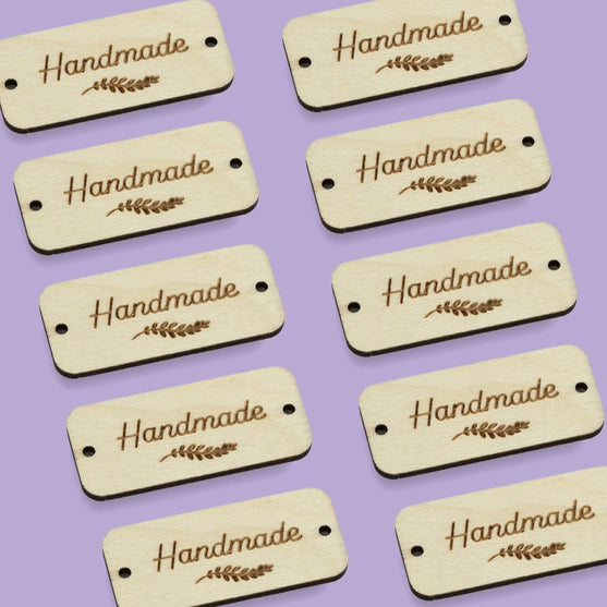 Etiketter i trä - Handmade - Hobbii
5