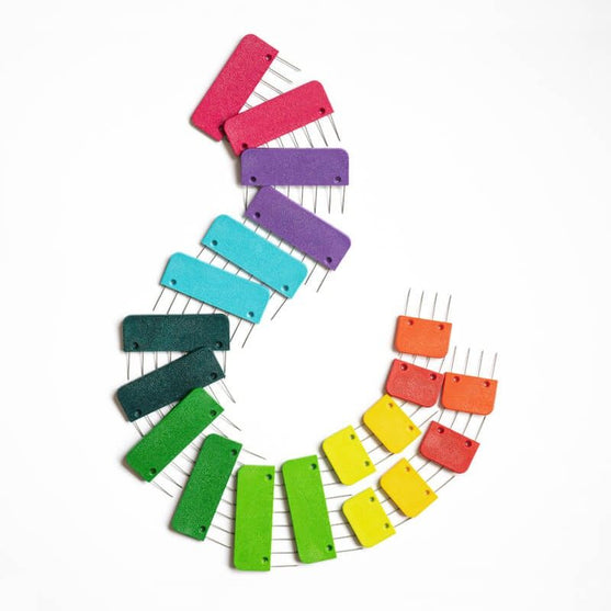 Rainbow Knit Blockers - Kammar till Knit Blocking - KnitPro
6