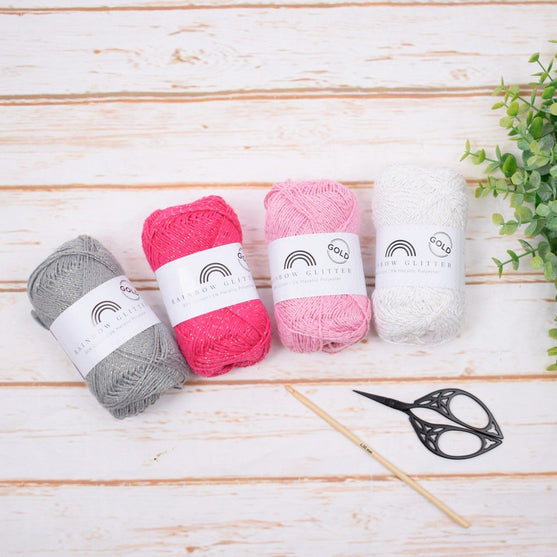 Rainbow 8/4 Glitter Gold - Hobbii
4