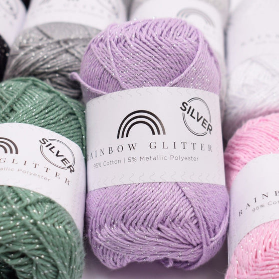 Rainbow 8/4 Glitter Silver - Hobbii
2