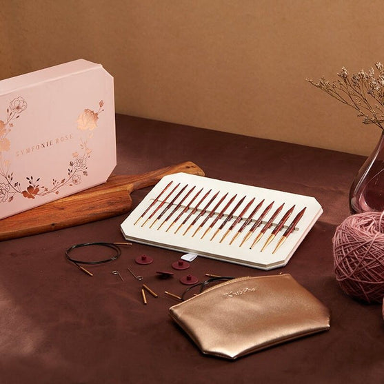 Symfonie Rose - set med Utbytbara Ändstickor - KnitPro
4