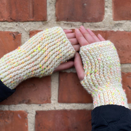 Tweed Wrist Warmers
2