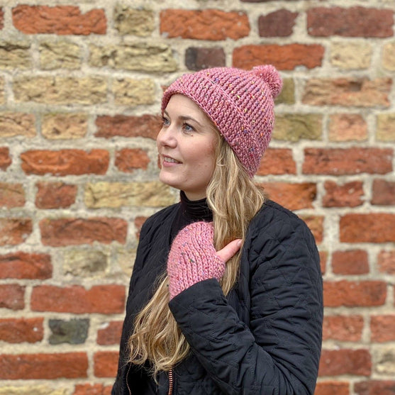 Tweed Wrist Warmers
4