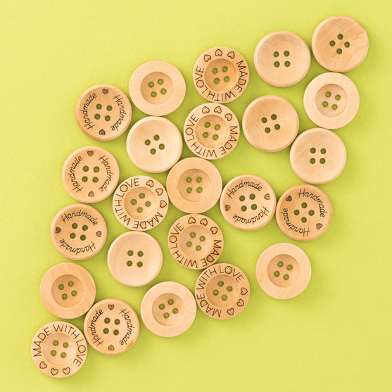 Träknappar – 21 mm - Hobbii
5