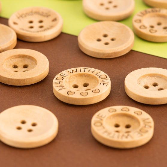 Träknappar – 21 mm - Hobbii
4