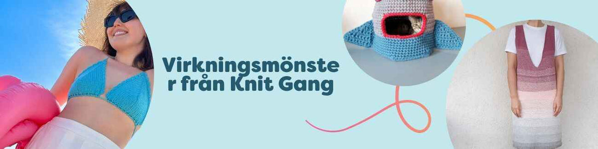 Virkningsmönster från Knit Gang