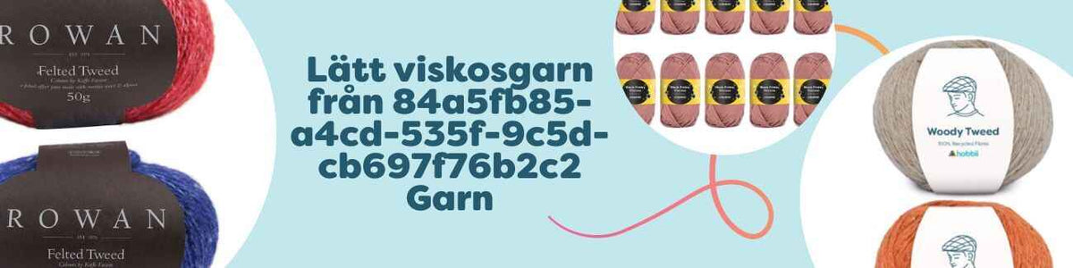 Lätt viskosgarn från 84a5fb85-a4cd-535f-9c5d-cb697f76b2c2 Garn