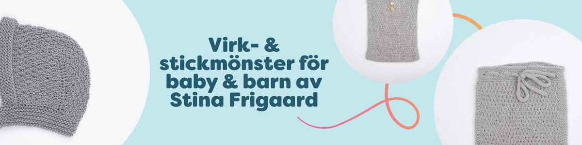 Virk- & stickmönster för baby & barn av Stina Frigaard