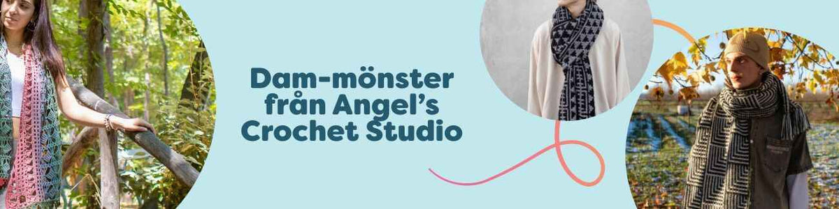 Dam-mönster från Angel’s Crochet Studio