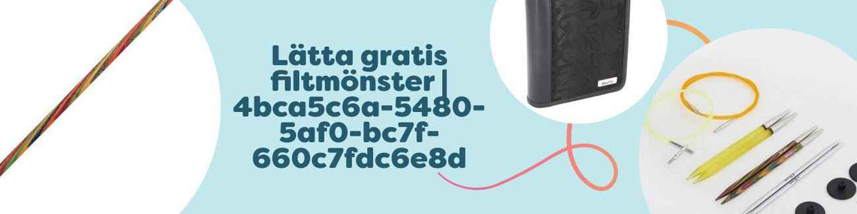 Stickade och virkade filtar i olika mönster och färger, med garnnystan, virknål och stickor – gratis filtmönster från Hobbii.