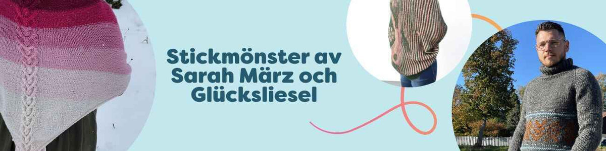 Stickmönster av Sarah März och Glücksliesel