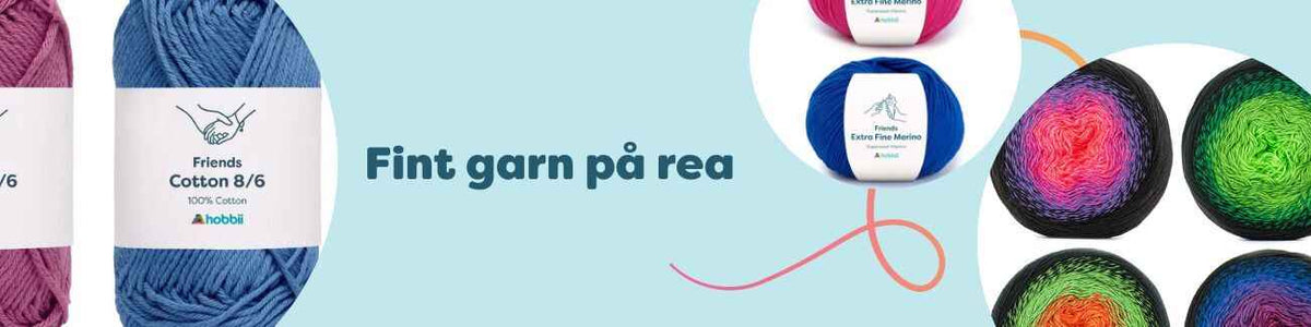 Fint garn på rea