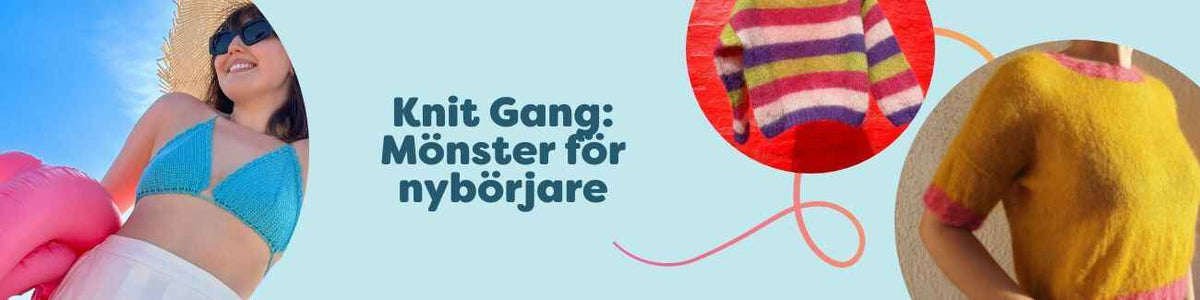 Knit Gang: Mönster för nybörjare