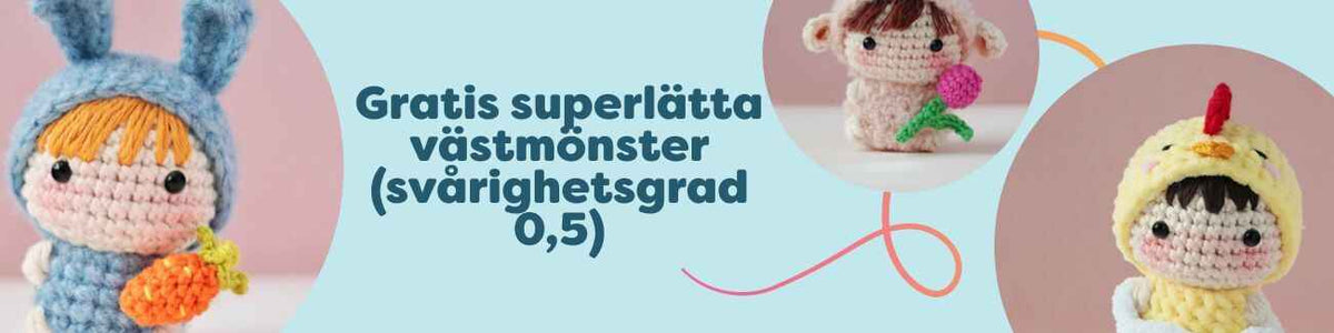 Gratis västmönster – stickade & virkade västar