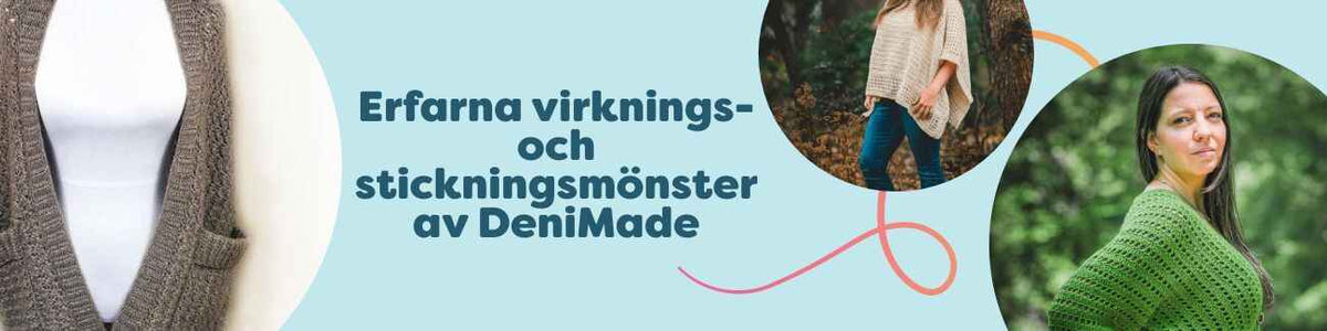 Erfarna virknings- och stickningsmönster av DeniMade