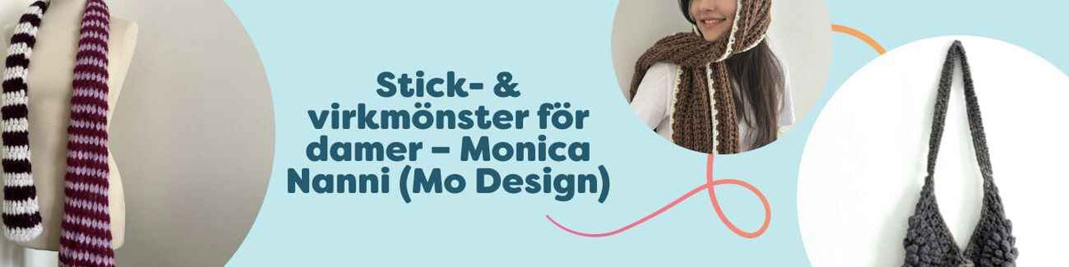 Stick- & virkmönster för damer – Monica Nanni (Mo Design)
