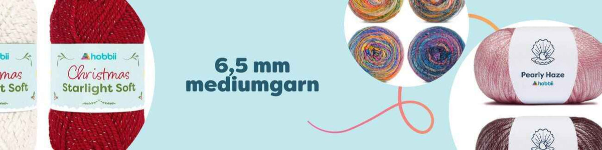 6,5 mm mediumgarn