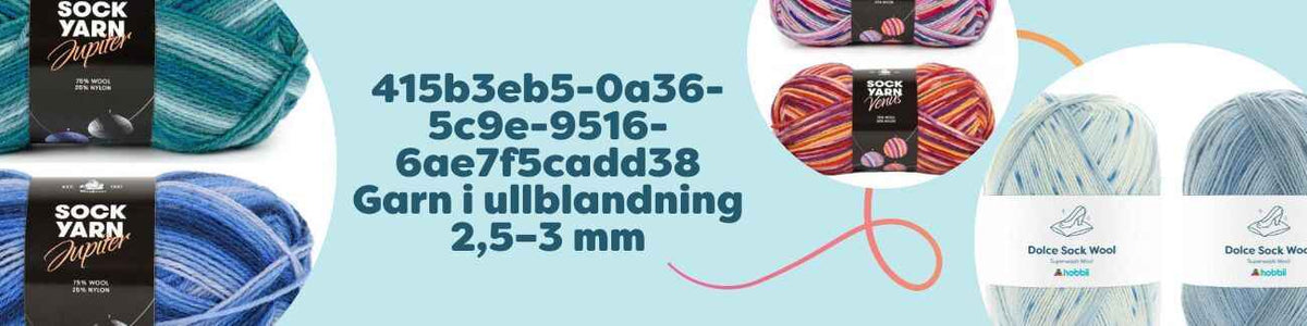 415b3eb5-0a36-5c9e-9516-6ae7f5cadd38 Garn i ullblandning 2,5–3 mm