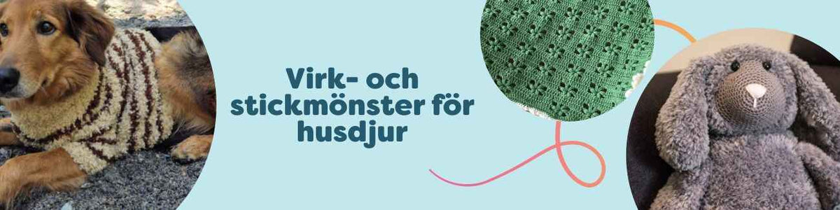 Virk- och stickmönster för husdjur