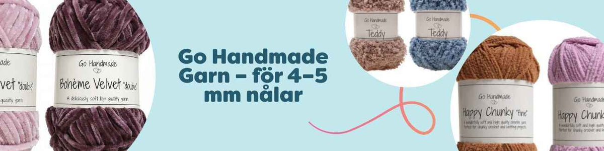 Go Handmade Garn – för 4–5 mm nålar