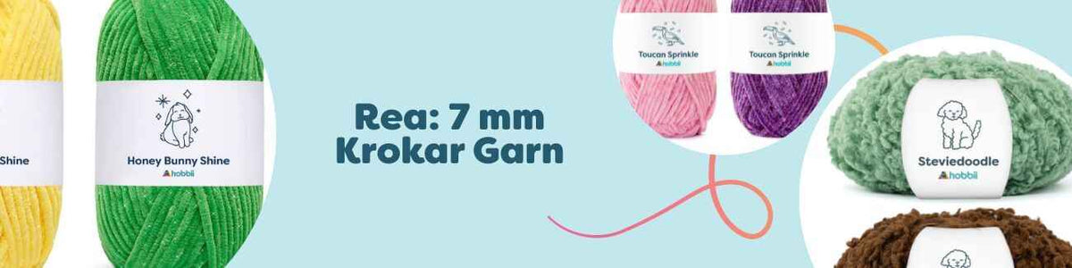 Rea: 7 mm Krokar Garn