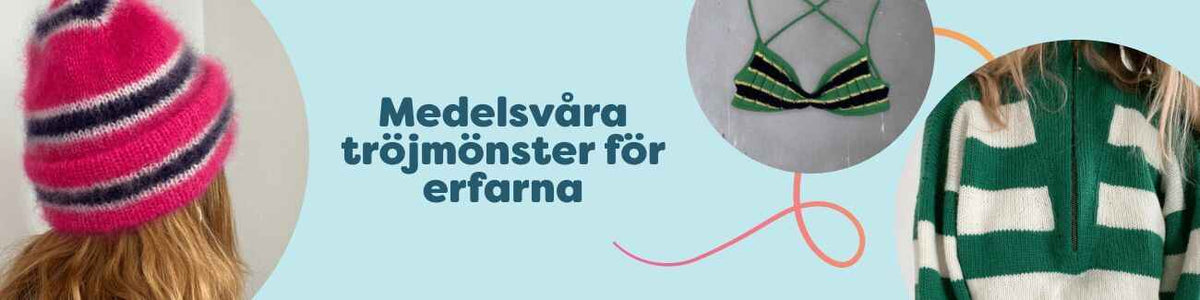 Medelsvåra tröjmönster för erfarna