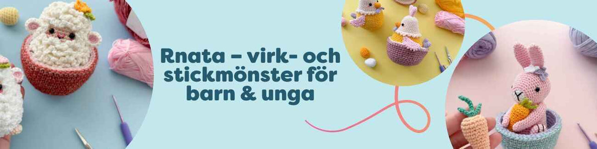 Rnata – virk- och stickmönster för barn & unga